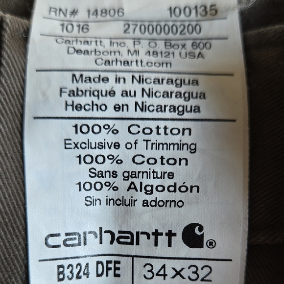 Carhartt Brown Ish Grey Utility Pants - Picture 2 of 9